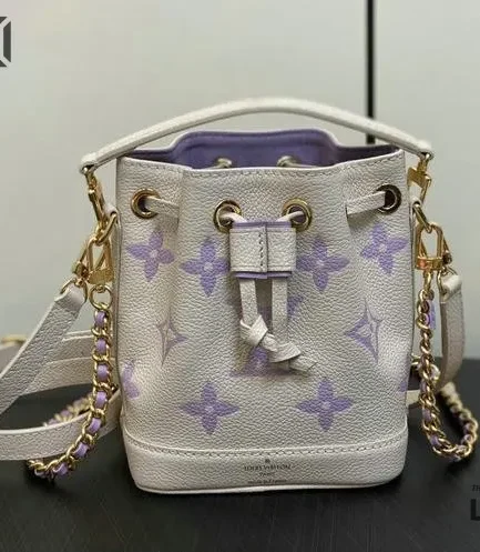 Louis Vuitton 1:1 Mirror Replica Empreinte Nano Noe Bubble Tea 16CM/6.3IN Louis Vuitton Replica Neo