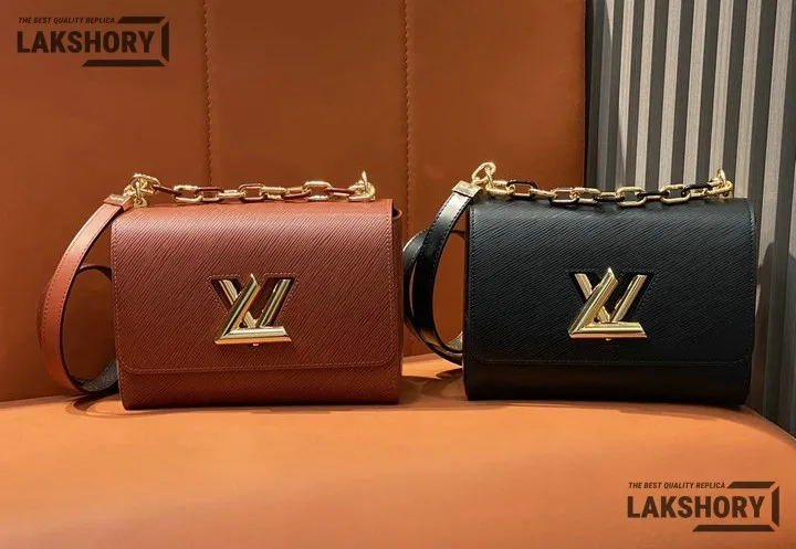 Louis Vuitton 1:1 Mirror Replica Twist MM Slim Epi Leather 23CM/9.1IN Louis Vuitton Replica Twist Louis Vuitton 1:1 Mirror Replica Twist MM Slim Epi Leather 23CM/9.1IN Louis Vuitton Replica Twist