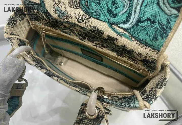 Dior 1:1 Mirror Replica Lady D-Lite Medium 2way Bag 24CM/9.4IN Christian Dior Replica Lady Dior 1:1 Mirror Replica Lady D-Lite Medium 2way Bag 24CM/9.4IN Christian Dior Replica Lady