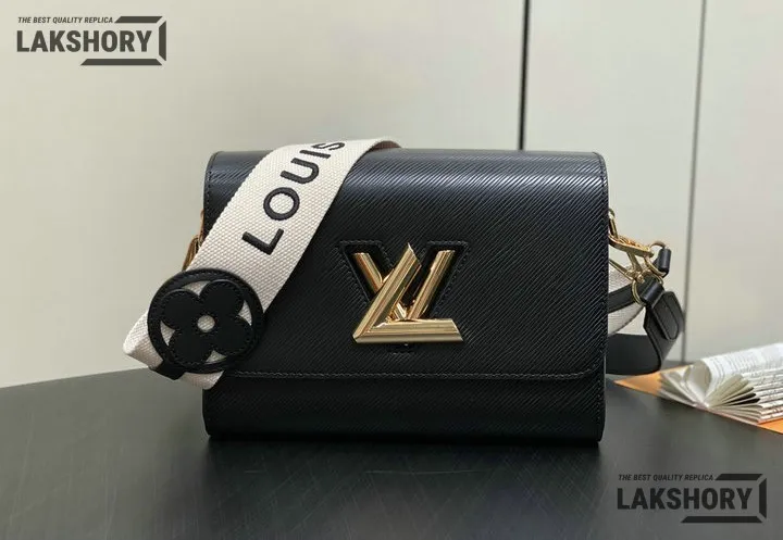 Louis Vuitton 1:1 Mirror Replica Twist MM Epi Leather 23CM/9.1IN Louis Vuitton Replica Twist Louis Vuitton 1:1 Mirror Replica Twist MM Epi Leather 23CM/9.1IN Louis Vuitton Replica Twist