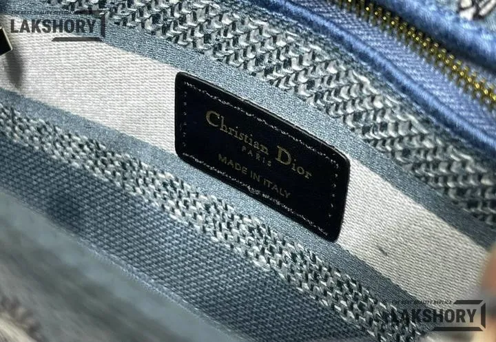 Dior 1:1 Mirror Replica Dioriviera Lady D-Lite Celestial Navy Toile de Jouy 24CM/9.4IN Christian Dior Replica Lady Dior 1:1 Mirror Replica Dioriviera Lady D-Lite Celestial Navy Toile de Jouy 24CM/9.4IN Christian Dior Replica Lady