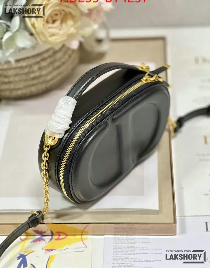 Dior 1:1 Mirror Replica Calfskin Oval CD Signature Camera Crossbody Bag Christian Dior Other Styles Dior 1:1 Mirror Replica Calfskin Oval CD Signature Camera Crossbody Bag Christian Dior Other Styles