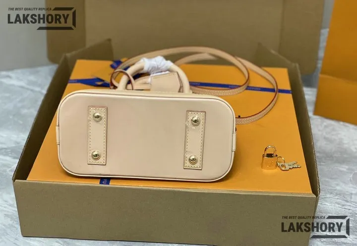 Louis Vuitton 1:1 Mirror Replica Monogram LV x YK Alma BB Bag 23.5CM/9.3IN Louis Vuitton Replica Alma Louis Vuitton 1:1 Mirror Replica Monogram LV x YK Alma BB Bag 23.5CM/9.3IN Louis Vuitton Replica Alma