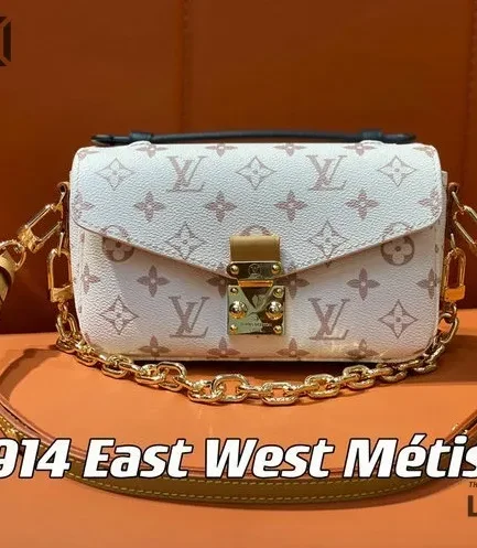 Louis Vuitton 1:1 Mirror Replica Pochette Metis East West Bag Monogram Canvas 21.5CM/8.5IN Louis Vuitton Replica Pochette Metis