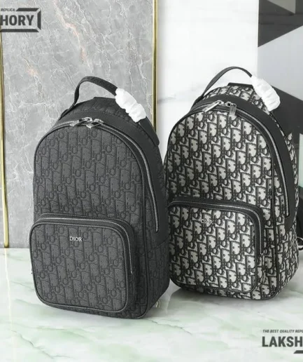 Dior 1:1 Mirror Replica Mini Rider One Shoulder Backpack Oblique 32CM/12.6IN Christian Dior Replica Backpacks