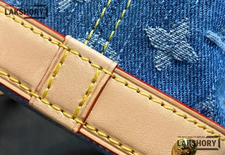 Louis Vuitton 1:1 Mirror Replica Nano Noé Monogram Denim Blue 20.5CM/8.1IN Louis Vuitton Replica Neo Louis Vuitton 1:1 Mirror Replica Nano Noé Monogram Denim Blue 20.5CM/8.1IN Louis Vuitton Replica Neo