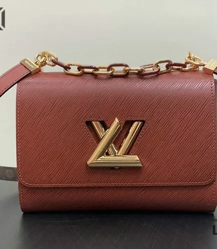 Louis Vuitton 1:1 Mirror Replica Twist MM Slim Epi Leather 23CM/9.1IN Louis Vuitton Replica Twist