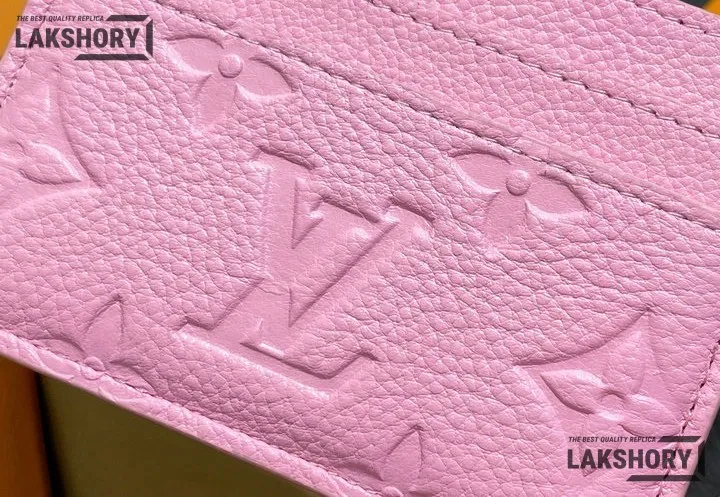 Louis Vuitton 1:1 Mirror Replica LV Charms Card Holder Monogram Empreinte 7CM/2.8IN Louis Vuitton Replica Wallets Louis Vuitton 1:1 Mirror Replica LV Charms Card Holder Monogram Empreinte 7CM/2.8IN Louis Vuitton Replica Wallets