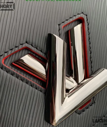 Louis Vuitton 1:1 Mirror Replica Epi Twist MM Black Orange Shoulder Bag 23CM/9.1IN Louis Vuitton Replica Twist