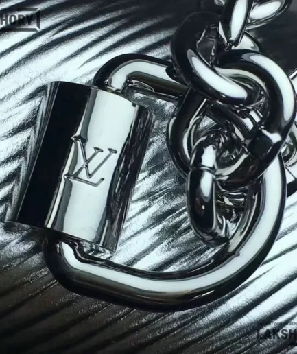 Louis Vuitton 1:1 Mirror Replica Epi Twist Shoulder Bag PM Argent 19CM/7.5IN Louis Vuitton Replica Twist