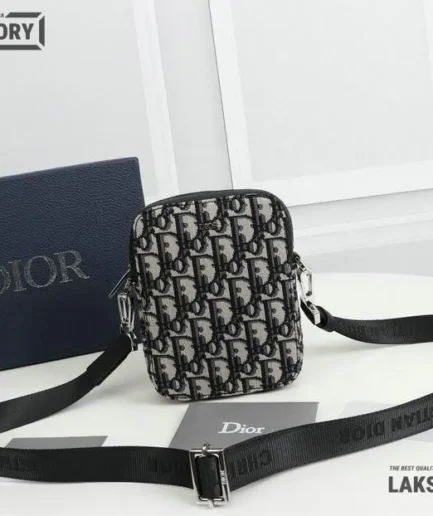 Dior 1:1 Mirror Replica Vertical Nano Pouch D-Touch Oblique 17CM/6.7IN Christian Dior Other Styles