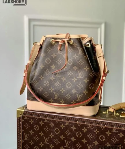 Louis Vuitton 1:1 Mirror Replica Petit Noé Monogram Coated Canvas 27CM/10.6IN Louis Vuitton Replica Neo