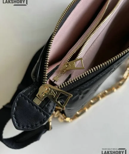 Louis Vuitton 1:1 Mirror Replica Lambskin Embossed Monogram Coussin PM 26CM/10.2IN Louis Vuitton Replica Coussin