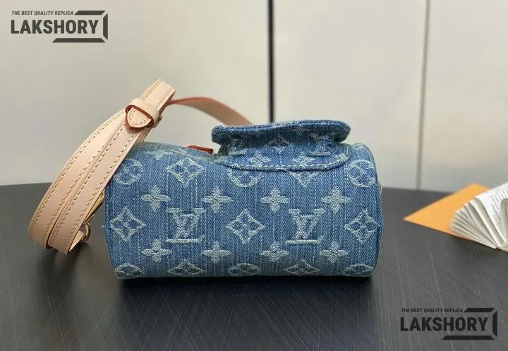 Louis Vuitton 1:1 Mirror Replica Nano Speedy Monogram Denim 16CM/6.3IN Louis Vuitton Replica Speedy Louis Vuitton 1:1 Mirror Replica Nano Speedy Monogram Denim 16CM/6.3IN Louis Vuitton Replica Speedy
