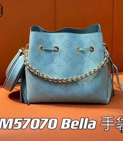 Louis Vuitton 1:1 Mirror Replica Mahina Bella Mineral Blue 22CM/8.7IN Louis Vuitton Replica Neo
