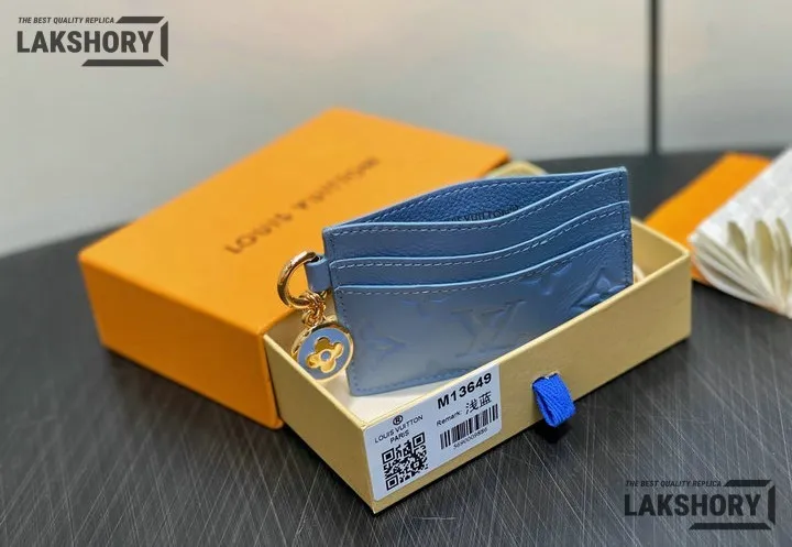 Louis Vuitton 1:1 Mirror Replica LV Charms Card Holder Monogram Empreinte 7CM/2.8IN Louis Vuitton Replica Wallets Louis Vuitton 1:1 Mirror Replica LV Charms Card Holder Monogram Empreinte 7CM/2.8IN Louis Vuitton Replica Wallets