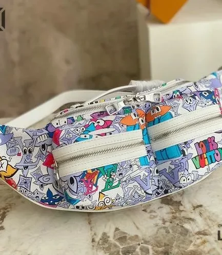 Louis Vuitton 1:1 Mirror Replica Monogram Comics Bumbag Multicolor 47CM/18.5IN Louis Vuitton Replica Bumbag