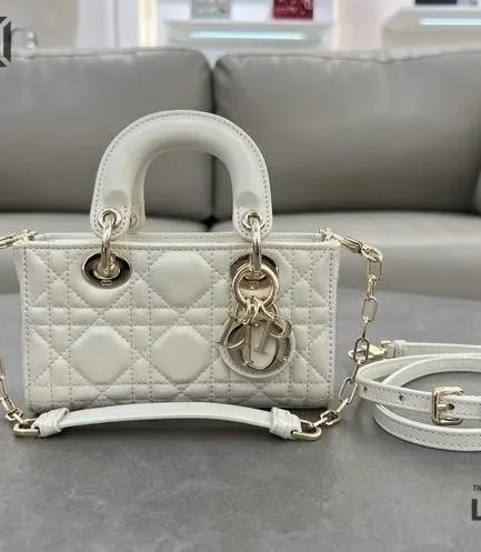 Dior 1:1 Mirror Replica Micro Cannage Lady D-Joy 16.5CM/6.5IN Christian Dior Replica Lady