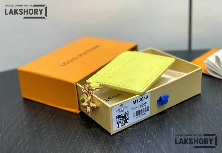 Louis Vuitton 1:1 Mirror Replica LV Charms Card Holder Monogram Empreinte 7CM/2.8IN Louis Vuitton Replica Wallets Louis Vuitton 1:1 Mirror Replica LV Charms Card Holder Monogram Empreinte 7CM/2.8IN Louis Vuitton Replica Wallets