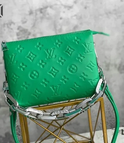 Louis Vuitton 1:1 Mirror Replica Lambskin Embossed Monogram Coussin BB 22CM/8.7IN Louis Vuitton Replica Coussin