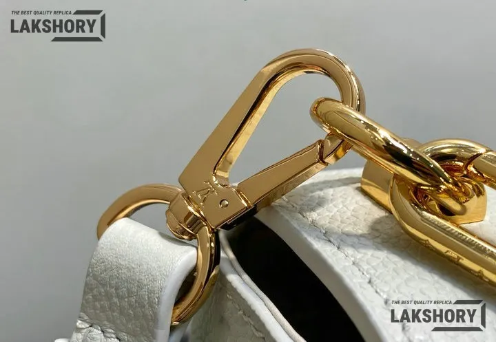 Louis Vuitton 1:1 Mirror Replica Twist MM Slim Puffygram Taurillon Leather 23CM/9.1IN Louis Vuitton Replica Twist Louis Vuitton 1:1 Mirror Replica Twist MM Slim Puffygram Taurillon Leather 23CM/9.1IN Louis Vuitton Replica Twist