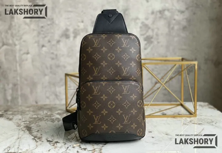 Louis Vuitton 1:1 Mirror Replica Avenue Slingbag Damier Graphite Canvas 31CM/12.2IN Louis Vuitton Replica Avenue Louis Vuitton 1:1 Mirror Replica Avenue Slingbag Damier Graphite Canvas 31CM/12.2IN Louis Vuitton Replica Avenue