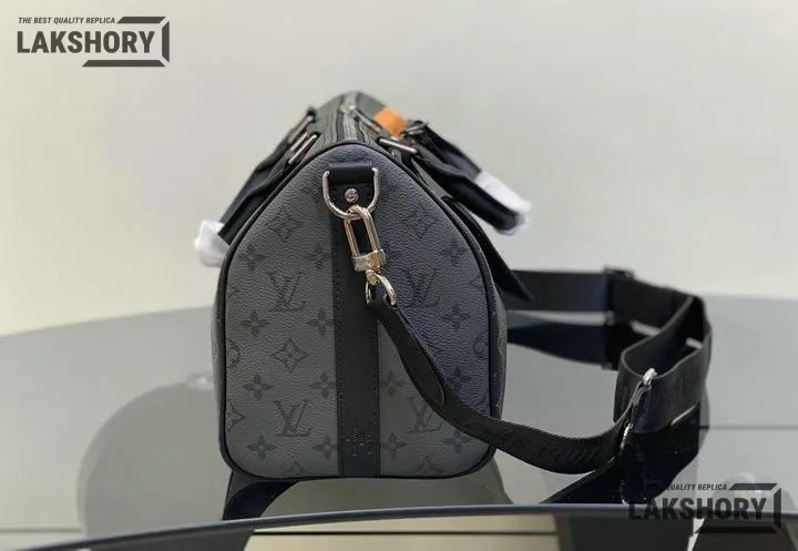 Louis Vuitton 1:1 Mirror Replica Keepall Bandoulire 35 Eclipse Bag 35CM/13.8IN Louis Vuitton Replica Keepall Louis Vuitton 1:1 Mirror Replica Keepall Bandoulire 35 Eclipse Bag 35CM/13.8IN Louis Vuitton Replica Keepall