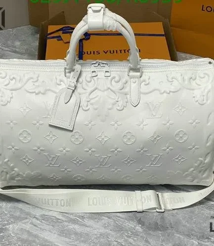 Louis Vuitton 1:1 Mirror Replica Calfskin Debossed Monogram Versailles City Keepall 50CM/19.7IN Louis Vuitton Replica Keepall