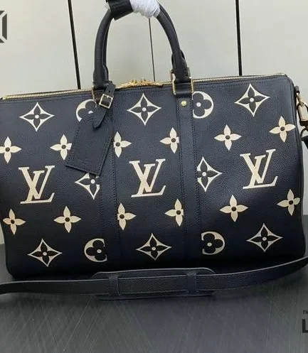 Louis Vuitton 1:1 Mirror Replica Giant Keepall Bandouliere 45 Monogram 45CM/17.7IN Louis Vuitton Replica Keepall