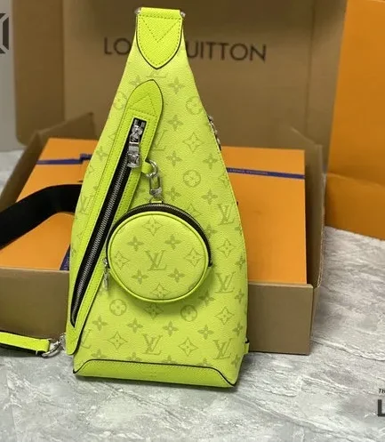 Louis Vuitton 1:1 Mirror Replica Tiger Lama Monogram Duo Slingbag Neon Yellow 42CM/16.5IN Louis Vuitton Replica Avenue