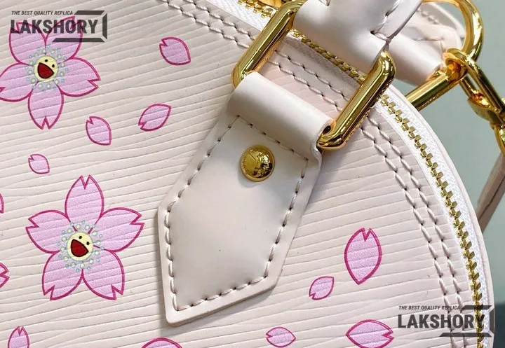 Louis Vuitton 1:1 Mirror Replica LV x TM Alma BB Epi Pink 23.5CM/9.3IN Louis Vuitton Replica Alma Louis Vuitton 1:1 Mirror Replica LV x TM Alma BB Epi Pink 23.5CM/9.3IN Louis Vuitton Replica Alma