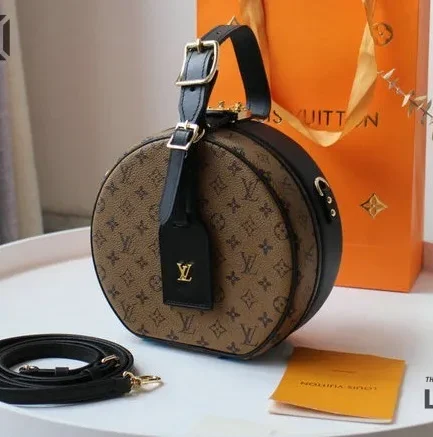 Louis Vuitton 1:1 Mirror Replica Monogram Canvas Petite Boite Chapeau 17.5CM/6.9IN Louis Vuitton Replica Boite Chapeau