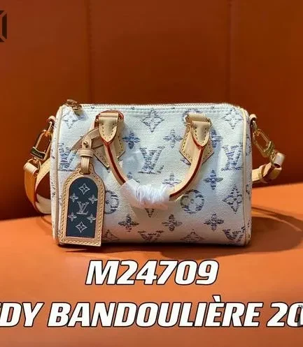 Louis Vuitton 1:1 Mirror Replica Speedy Bandoulire 20 Monogram Canvas 20.5CM/8.1IN Louis Vuitton Replica Speedy
