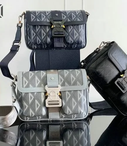 Dior 1:1 Mirror Replica Hit The Road Navy Blue with Strap CD Diamond Christian Dior Other Styles