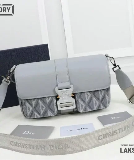 Dior 1:1 Mirror Replica Hit The Road CD Diamond Calfskin Bag 27CM/10.6IN Christian Dior Other Styles