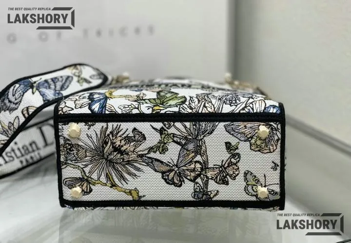 Dior 1:1 Mirror Replica Toile de Jouy Mexico Lady D-Lite Multicolor 24CM/9.4IN Christian Dior Replica Lady Dior 1:1 Mirror Replica Toile de Jouy Mexico Lady D-Lite Multicolor 24CM/9.4IN Christian Dior Replica Lady