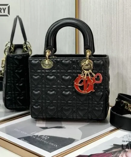 Dior 1:1 Mirror Replica Dioramour My ABCDior Lady Dior 20CM/7.9IN Christian Dior Replica Lady