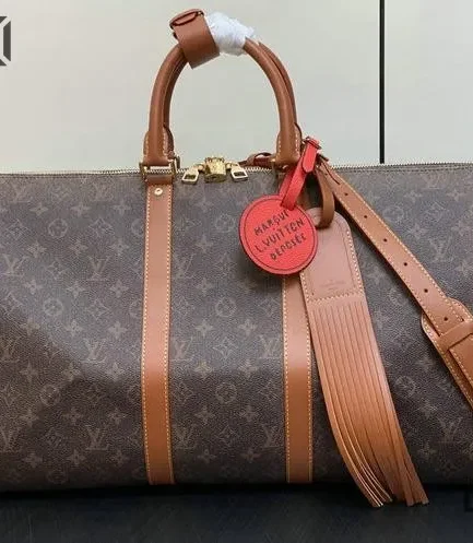 Louis Vuitton 1:1 Mirror Replica Keepall Bandouliere 50 Monogram Dust 50CM/19.7IN Louis Vuitton Replica Keepall