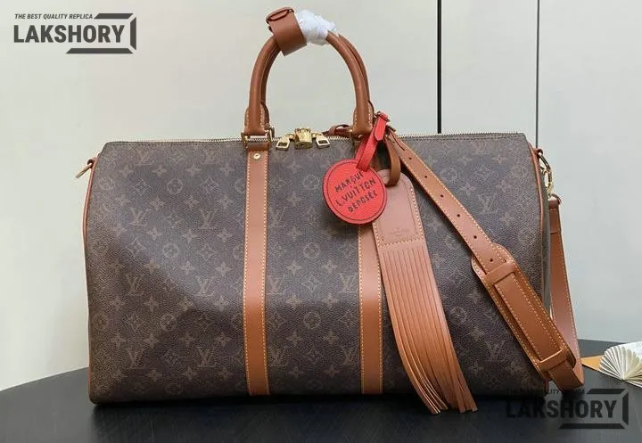 Louis Vuitton 1:1 Mirror Replica Keepall Bandouliere 50 Monogram Dust 50CM/19.7IN Louis Vuitton Replica Keepall Louis Vuitton 1:1 Mirror Replica Keepall Bandouliere 50 Monogram Dust 50CM/19.7IN Louis Vuitton Replica Keepall