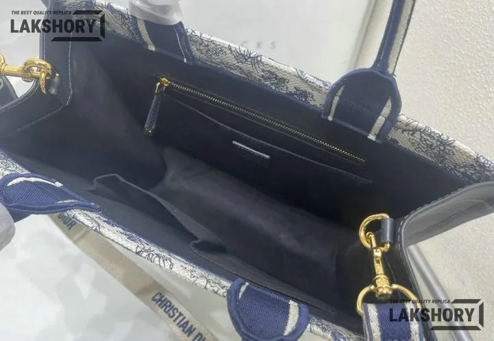 Dior 1:1 Mirror Replica Ecru & Blue Toile de Jouy Embroidery Book Tote Christian Dior Replica Book Totes Dior 1:1 Mirror Replica Ecru & Blue Toile de Jouy Embroidery Book Tote Christian Dior Replica Book Totes