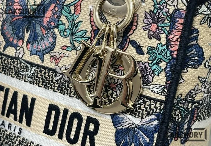 Dior 1:1 Mirror Replica Mint Lady D-Lite Butterfly Multicolour 24CM/9.4IN Christian Dior Replica Lady Dior 1:1 Mirror Replica Mint Lady D-Lite Butterfly Multicolour 24CM/9.4IN Christian Dior Replica Lady