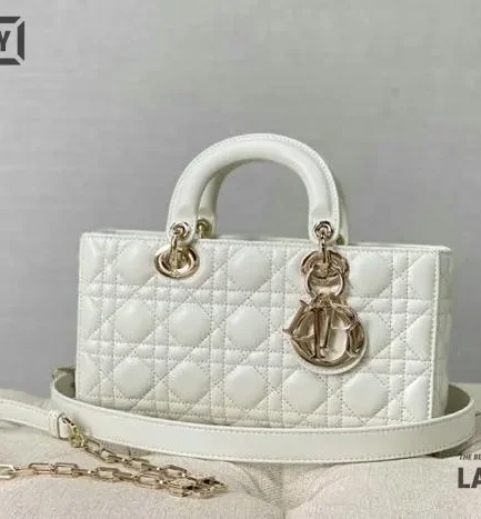 Dior 1:1 Mirror Replica Lambskin Cannage Medium Lady D-Joy 26CM/10.2IN Christian Dior Replica Lady