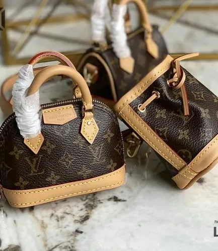 Louis Vuitton 1:1 Mirror Replica Trio Mini Icones Monogram Bag Louis Vuitton Replica Pochette Accessories