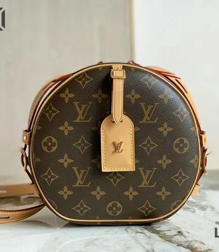 Louis Vuitton 1:1 Mirror Replica LV Petite Botie Chapeau Monogram Crossbody Bag 22.5CM/8.9IN Louis Vuitton Replica Boite Chapeau