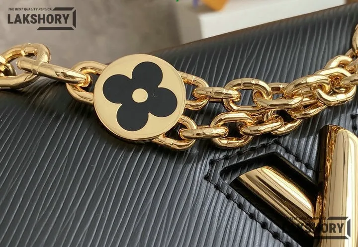 Louis Vuitton 1:1 Mirror Replica Twist MM Epi Leather Shoulder Bag 23CM/9.1IN Louis Vuitton Replica Twist Louis Vuitton 1:1 Mirror Replica Twist MM Epi Leather Shoulder Bag 23CM/9.1IN Louis Vuitton Replica Twist
