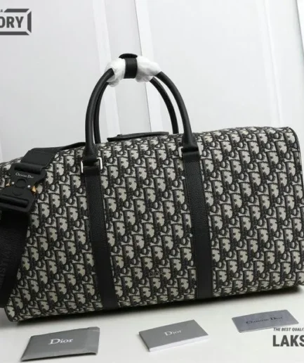 Dior 1:1 Mirror Replica Oblique Lingot 50 Duffle Boston Bag 49CM/19.3IN Christian Dior Other Styles