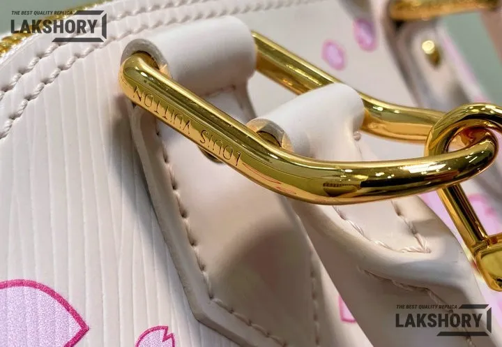 Louis Vuitton 1:1 Mirror Replica LV x TM Alma BB Epi Pink 23.5CM/9.3IN Louis Vuitton Replica Alma Louis Vuitton 1:1 Mirror Replica LV x TM Alma BB Epi Pink 23.5CM/9.3IN Louis Vuitton Replica Alma