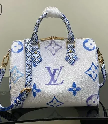 Louis Vuitton 1:1 Mirror Replica By The Pool 2.0 Speedy Bandouliere 25 Monogram Giant 25CM/9.8IN Louis Vuitton Replica Speedy