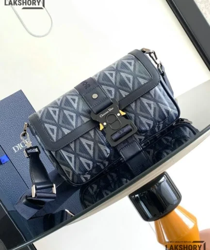 Dior 1:1 Mirror Replica Hit The Road Navy Blue with Strap CD Diamond Christian Dior Other Styles