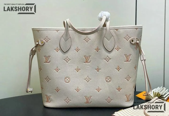 Louis Vuitton 1:1 Mirror Replica Neverfull MM Monogram Empreinte Leather 32CM/12.6IN Louis Vuitton Replica Neverfull Louis Vuitton 1:1 Mirror Replica Neverfull MM Monogram Empreinte Leather 32CM/12.6IN Louis Vuitton Replica Neverfull